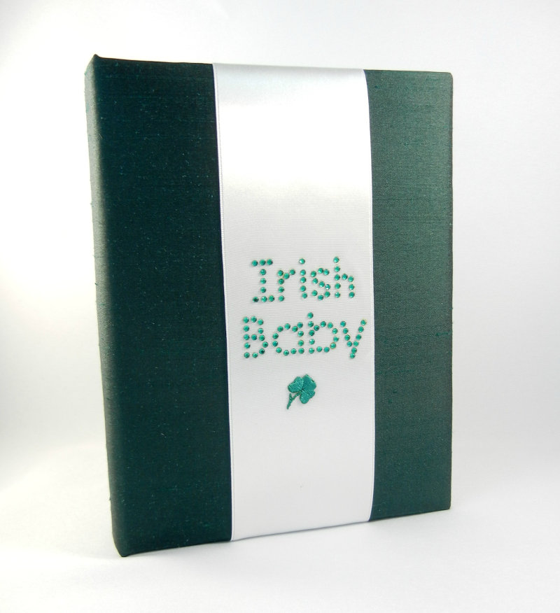 Green Irish Baby Photo Album